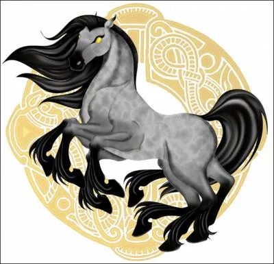 Dans la mythologie nordique, Sleipnir est un cheval fabuleux qui est la monture :