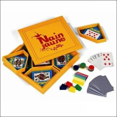 Quelle carte reprsente le 'Nain jaune' dans le jeu du mme nom ?