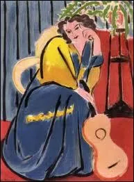 Qui a peint 'Femme  la guitare' ?