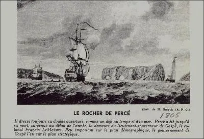 Tout bon tour de la Gaspsie culmine avec le Rocher Perc. Quelle est la dernire anne au cours de laquelle une arche du rocher est tombe ?