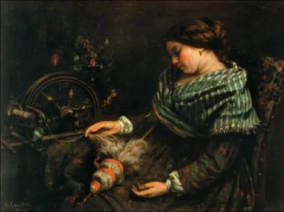 Qui est 'endormie' dans ce tableau de 1853 ?