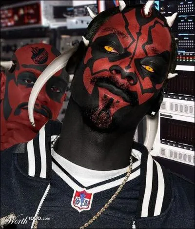 Quel rappeur amricain, se cache sous les traits de Dark Maul ?