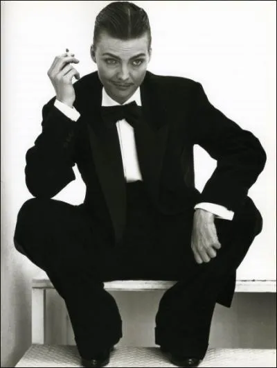 En homme, on dirait Clark Gable... et pourtant c'est...