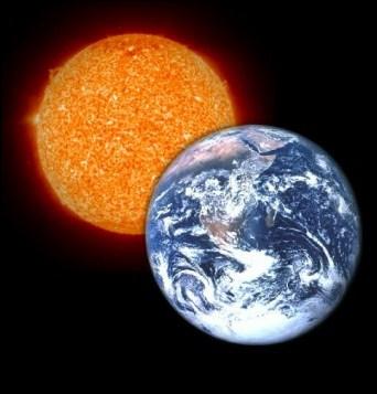 La distance entre la Terre et le Soleil est d'environ 150 millions de kilomètres.