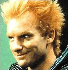 Sting en rouquin chevel, c'tait dans :