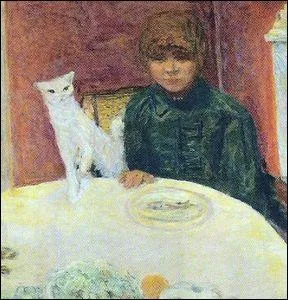 Qui a peint Marthe et chat blanc ?