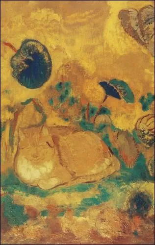 Qui a peint 'Bazon', chat de l'artiste ?