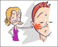 Ce jeune homme vient d'essuyer un affront de la part de la jeune-fille qu'il courtisait :