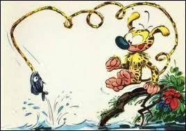 Le Marsipulami va rgulirement  la pche aux...