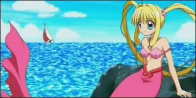 Quel animal accompagne la jeune princesse sir&egrave;ne du royaume du Pacifique Nord dans "Mermaid Melody" ?