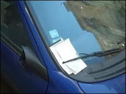 Si vous retrouvez ce petit papillon sur le pare brise de votre voiture, il vous en cotera depuis le 1er aot :