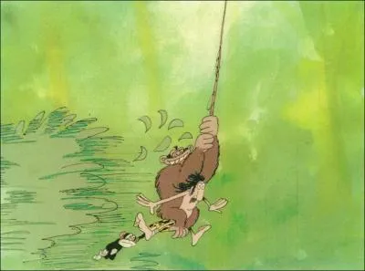 Dessin anim parodie de Tarzan ralis par Boris Szulzinger :