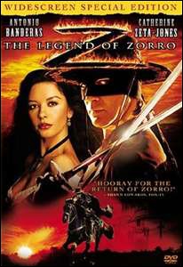 En quelle année est sorti le dernier film de Zorro intitulé ' La Légende de Zorro' ?