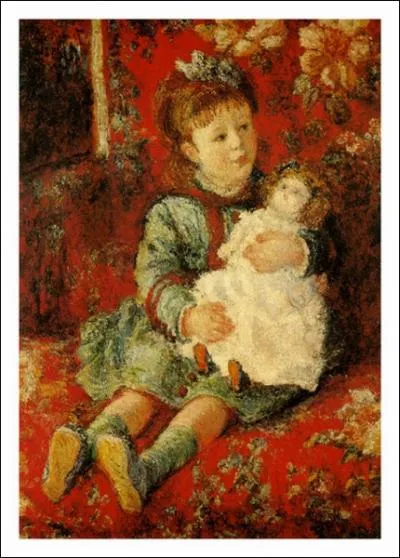 Qui a peint Portrait de Germaine Hoschede avec sa poupe ?