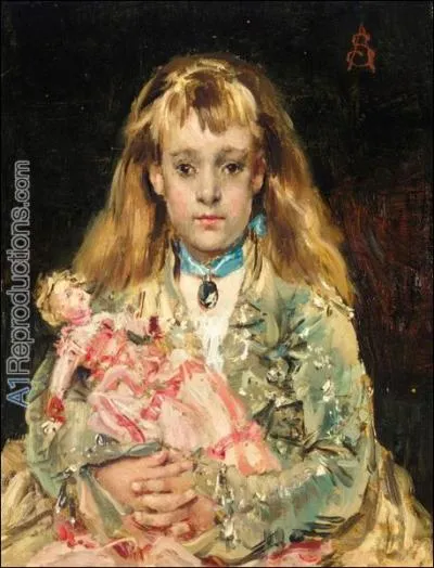 Qui a peint Enfant  la poupe ?