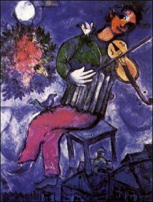 Qui a peint 'Le violoniste bleu' ?