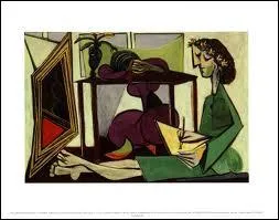 Qui a peint Intrieur  la jeune fille qui dessine ?