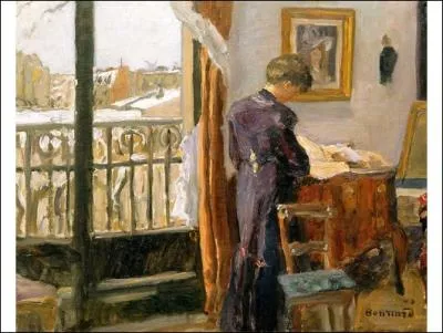 Qui a peint Jour d'hiver ?