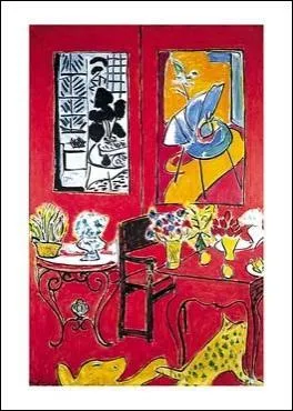 Qui a peint Grand intrieur rouge ?