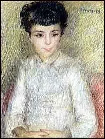 Qui a peint Portrait d'une jeune fille brune assise ?