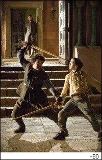 Stark fait passer Le Maitre d'arme pour...