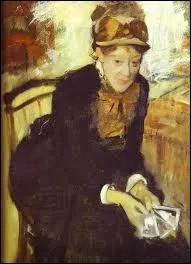 Qui est reprsente sur cette toile d'Edgar Degas ?
