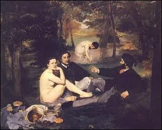 Quelle femme pose nue dans 'Le djeuner sur l'herbe' d'Edouard Manet ?