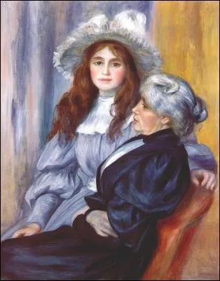 Qui sont reprsentes sur cette toile d'Auguste Renoir ?
