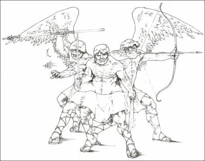 Je suis un monstre  3 ttes et  3 troncs. Je possdais un troupeau de boeufs, gard par un berger, Eurytion et un chien  2 ttes, Orthros. Hercule me tua de ses flches. Qui suis-je ?