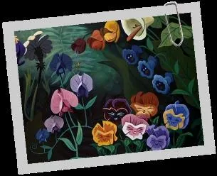 Quelle chanson chantent les fleurs  Alice ?