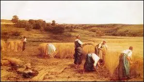 Qui a peint 'La moisson' ?