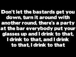 Qui chante 'Cheers (drink to that)' ?