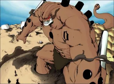 Qui le blesse avec une mine spcialement cre pour ragir  la prsence d'un Arrancar ?