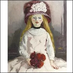 Qui a peint Fille au chapeau fleuri ?