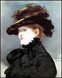 Qui a peint Mery Laurent au chapeau noir ?
