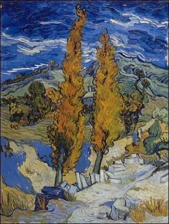 ' Deux peupliers sur le chemin des collines ' est un tableau de :