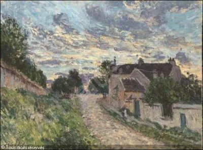 Qui a peint ' Un chemin  Louveciennes ' ?