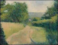 Quel autre peintre pointilliste  ralis ' Le Chemin creux ' ?
