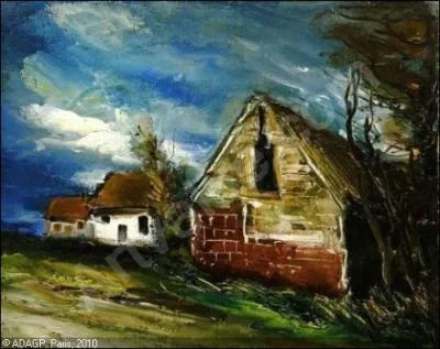 Quel peintre est l'auteur de ces ' Maisons au bord d'un chemin ' ?