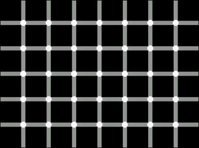 Sur cette image apparait des points de quels couleurs sont-ils ? ( attention c'est une illusion : p )