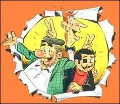 Personnage des 'Pieds Nickels', borgne, petit, je porte le bret, un col roul rouge et une veste noire, je suis