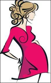 Si une femme enceinte laisse tomber des ciseaux :