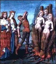 Qui est cette femme, brle vive pour sorcellerie en 1577, pour avoir tu son enfant pour le Diable ?
