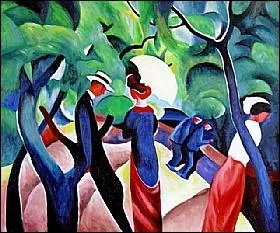 Qui a peint Promenade sur le pont ?