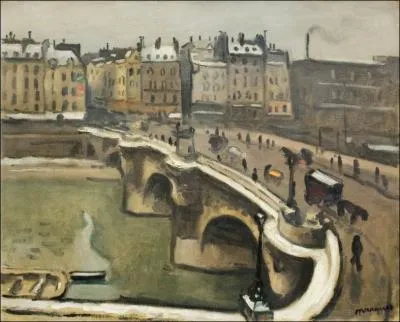 Qui a peint Vue du pont neuf petit bras ?