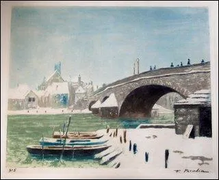 Qui a peint Le pont de Villeneuve ?