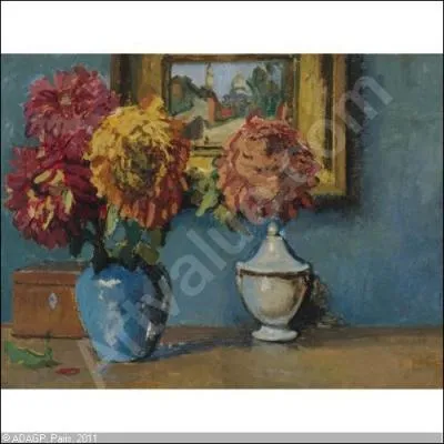 Qui a peint ces chrysanthmes ?