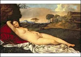 Qui a peint 'Vnus endormie' ?