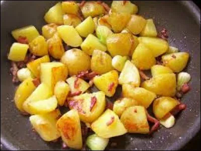 ''Elles sont cuitas les bananas 
Découpées en dos les patatos 
Cuitas les patatas 
Découpées en dos les patatos'' 

Encore un animateur TV qui tente une percée !