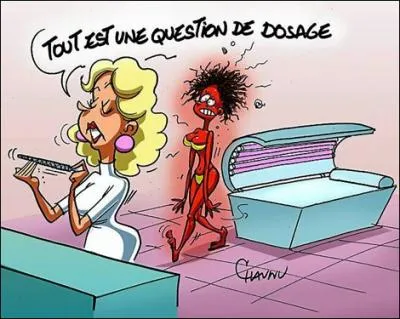 Vas-tu au salon de bronzage ?